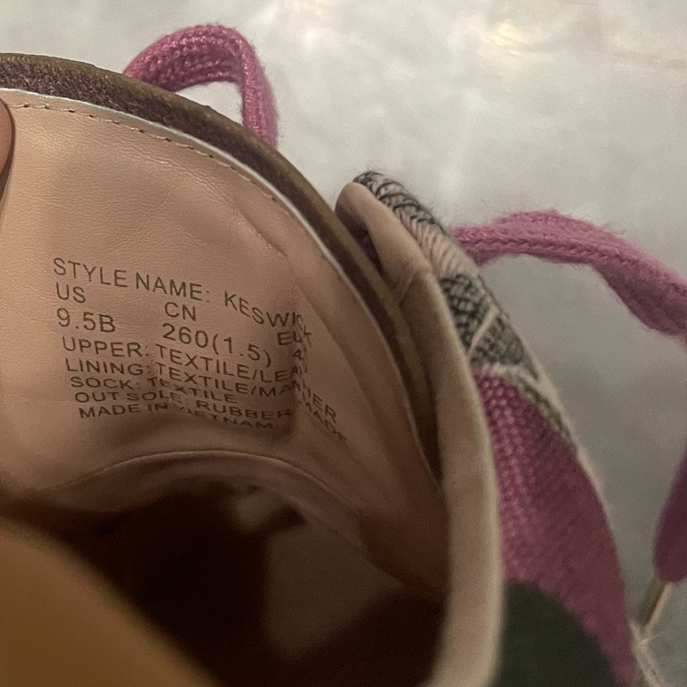 Kate Spade ♠️ Flower Jacquard Keswick Sneakers ... - Picture 10 of 12